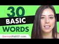 30 Beginner German Words (Useful Vocabulary)