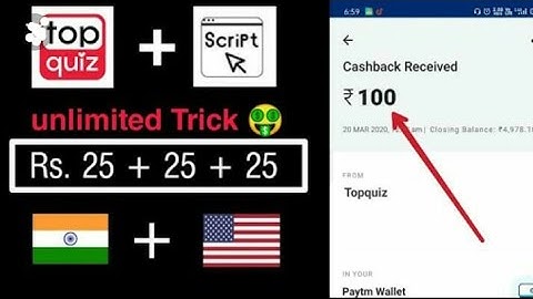 【Money Adder】💥Topquiz App Coin Adder Script || Earn Unlimited ₹10+₹10+₹10 || #Topquiz