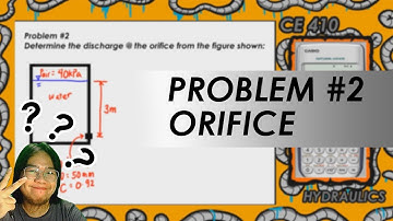 Fluid Flow Measurement - Problem #2 Orifice (Constant Head) - PAANO