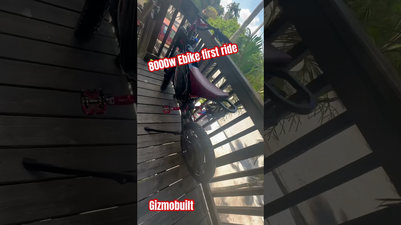 8000w Ebike first ride 