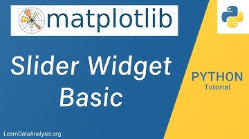 How to create a Slider using matplotlib library in Python | Python Data Visualization