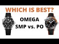 WHICH is THE BEST: OMEGA SMP 300 (2018) vs. OMEGA PlANET OCEAN 43,5 mm // 4K