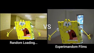 SpongeBob and Patrick in the Backrooms Part 1 (Random Loading... vs Experimandom Films)