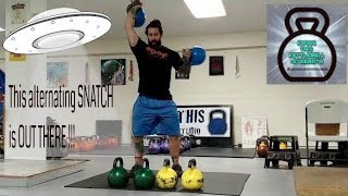 Even Experts Have Difficulty with New Exercises ! Alternating Rotational Kettlebell Snatch