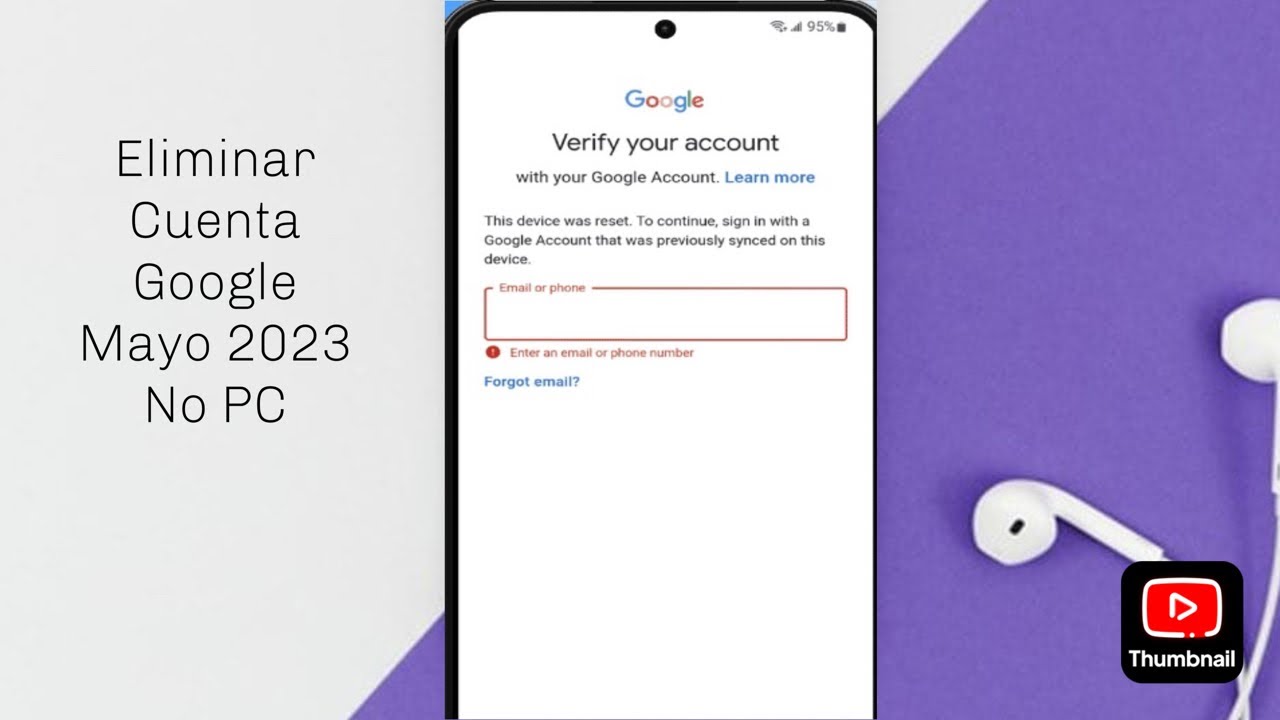 Como eliminar una cuenta de Google de un celular facil - YouTube