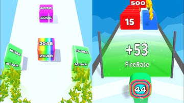 jelly run 2048🌈 infinity vs smash runner math Max level update #jellyrun2048 #smashrunner #gameplay