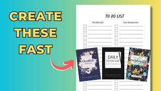 Create a Todo List In Canva & Earn Passive Income (Free Amazon KDP Interior Template) by Subha Malik 410 views 9 months ago 5 minutes, 9 seconds