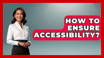 How To Ensure Accessibility? - Conventions Network
