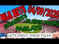 MLB Picks Today 04/09/2025 | FREE MLB Best Bets, Straights, Player Props, And Parlays!