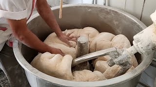 Machine Lavash bread baking:preparing the dough: How to bake flat bread?!