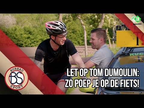 Attentie Tom Dumoulin: poepen op je wielrenfiets, het kan! - Bureau Sport