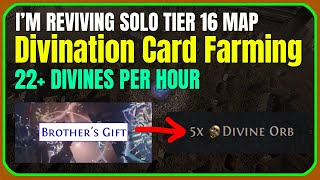 [POE 3.24] Divination Card Farming in Tier 16 maps | 22 divines per hour | Path of Exile Necropolis