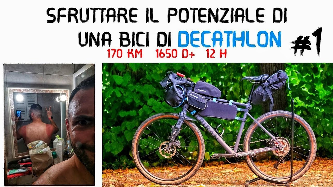 170 km 1650 D+ IN 12 H con una bici di DECATHLON (parte #1) - YouTube