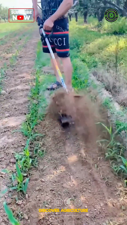 Amazing Tiller/Cultivator attachment for BRUSH CUTTER Machine