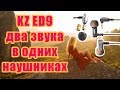 KZ ED9: два звука в одних наушниках