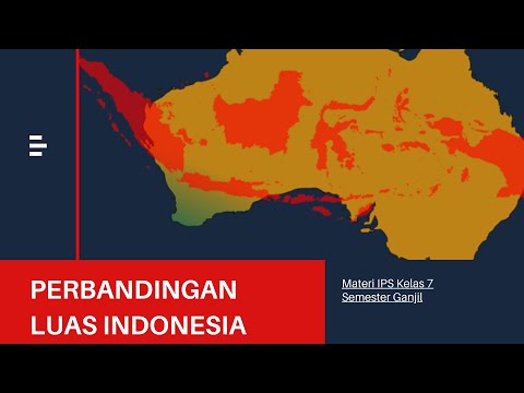 Perbandingan Luas Indonesia Vs China, Eropa, Amerika Serikat, dan Australia