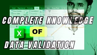 Excel Data Validation FULL Course | Stop Wrong Data Entry 😎