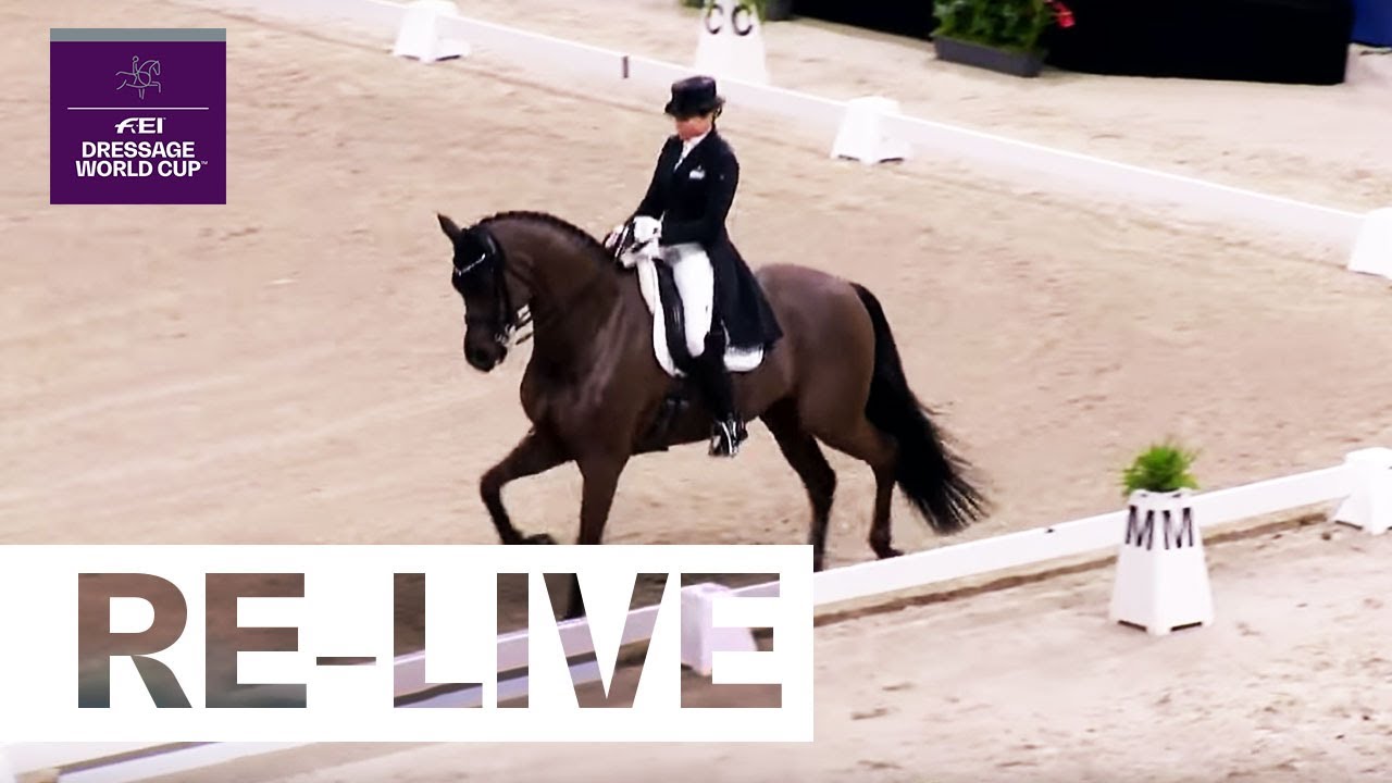 Re Live Amsterdam Ned Fei Dressage World Cup 19 Dressage Grand Prix Youtube