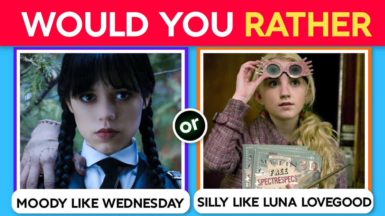 Would You Rather Wednesday Vs Harry Potter Wednesday, Harry Potter