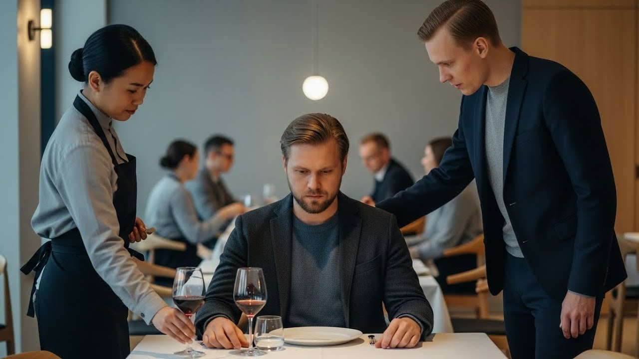 Tarjoilija vaihtoi hänen lasinsa hiljaa — miljardööri tajusi hänen pelastaneen hänen henkensä