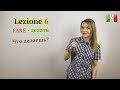 Итальянский язык с нуля. Lezione 6: Глагол FARE - делать. Что ты делаешь? Кем работаешь?