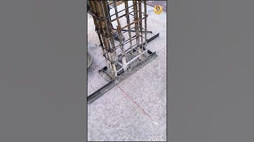 Column Starter Before Column Casting👷⚒️ #construction #site #civilengineering #ytshorts #viral