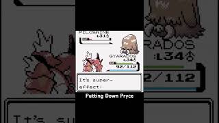 In episode 6, we put down Pryce! #pokemon #pokémoncrystal #gyarados #shiny #piloswine