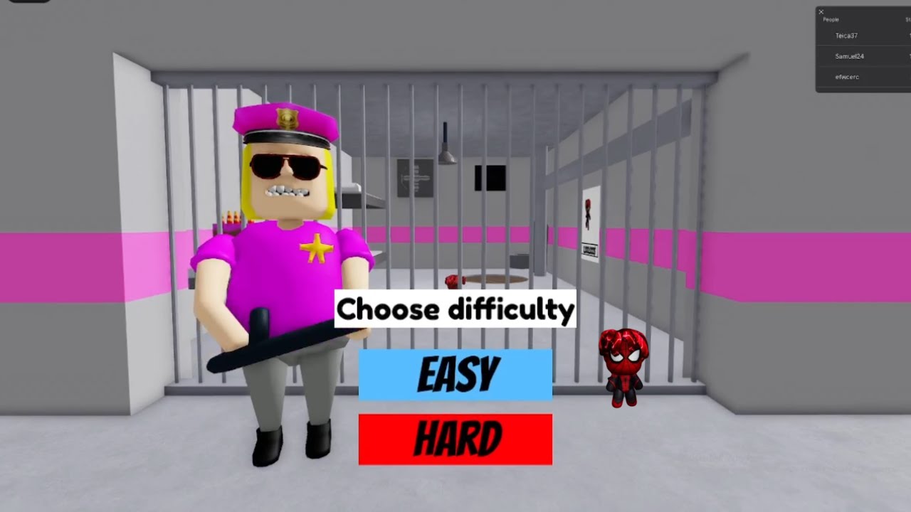 POLICE GIRL 👮‍♀️ PRISON RUN! 🚨🔥 | Roblox Obby Gameplay - YouTube