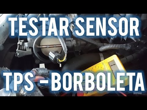 Como testar o TPS - sensor de posição de borboleta com multímetro