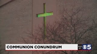 Whether pro-choice politicians should be denied communion features in document approved by US