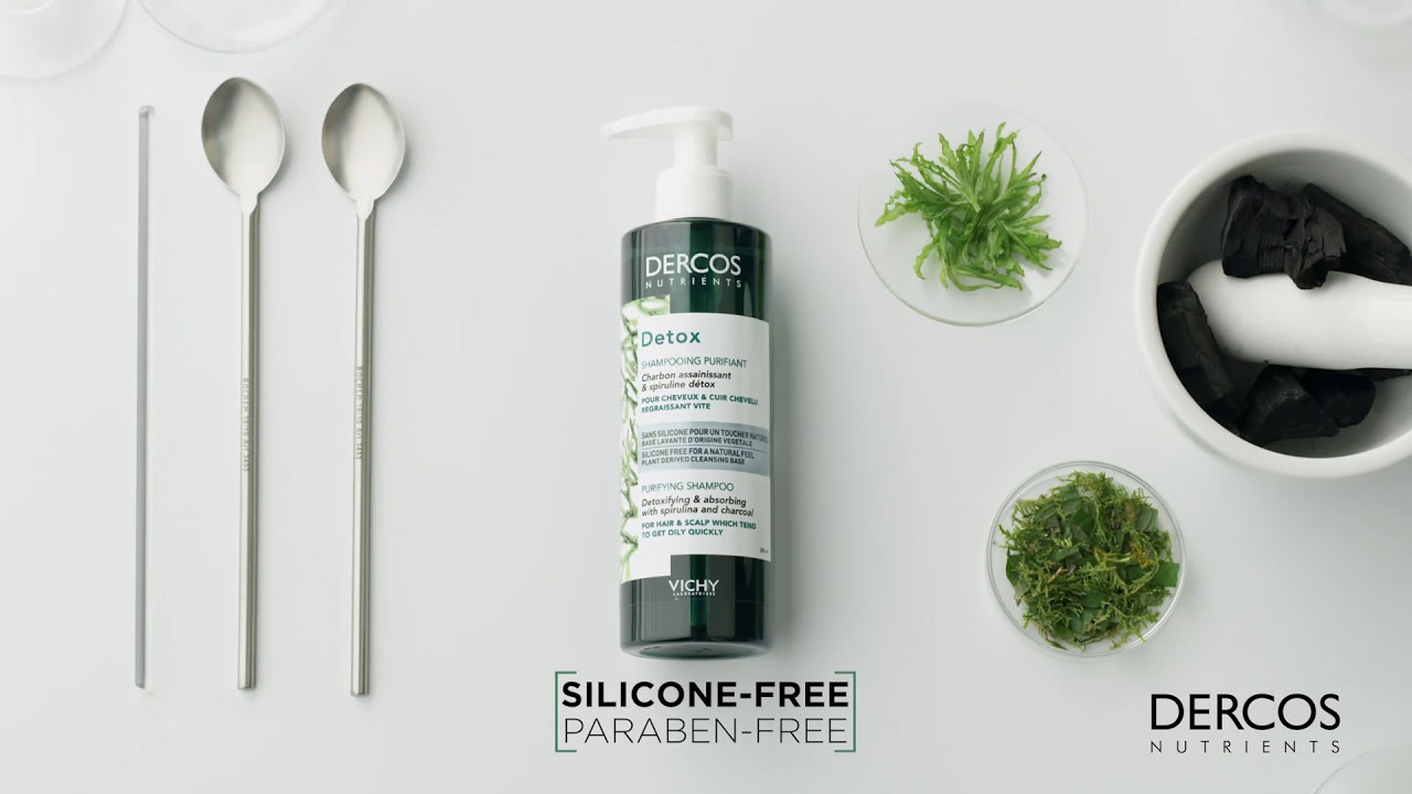 Vichy Dercos Nutrients Detox Shampoo Youtube