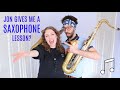 My husband gives me a sax lesson... | Team Recorder