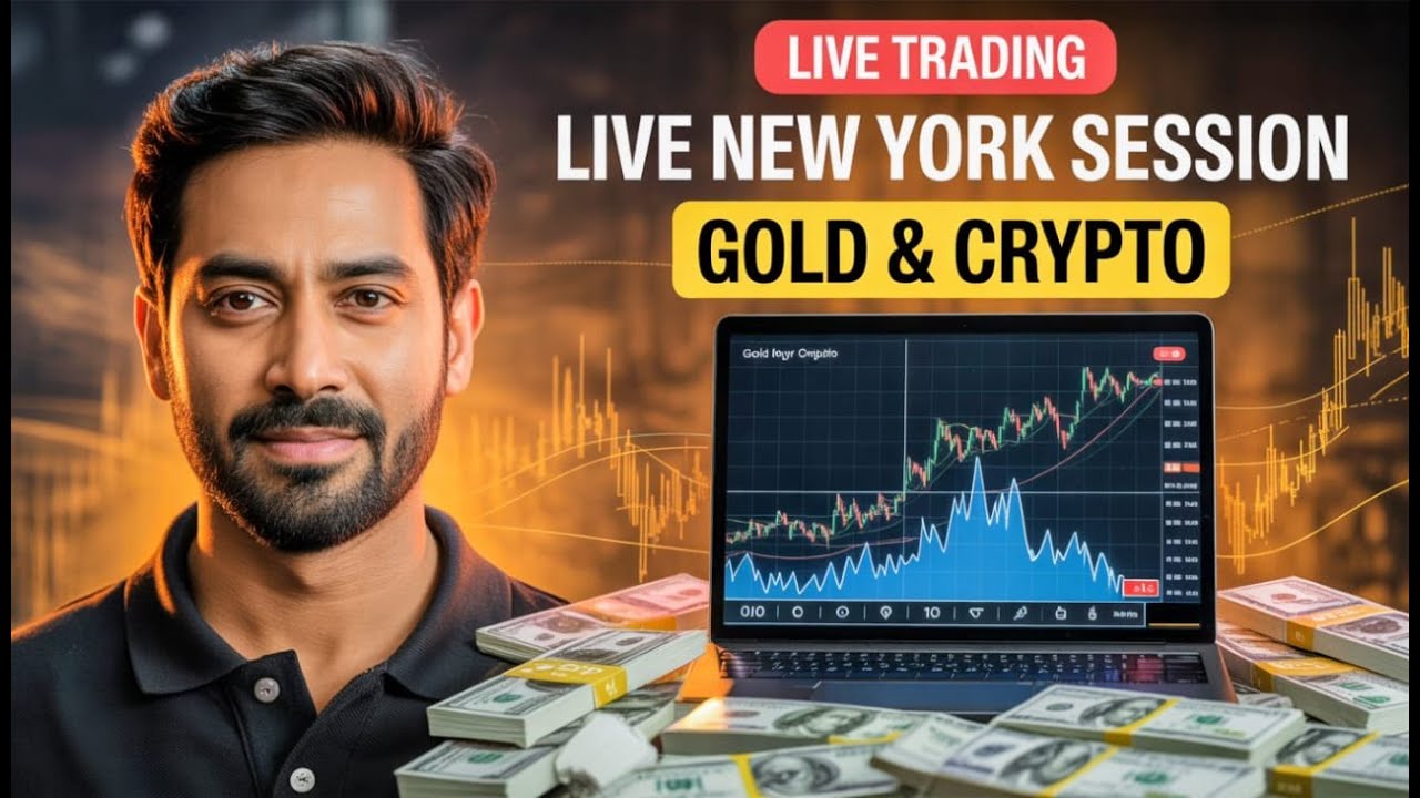 Crypto & Gold Live Trading  Order Blocks, FVG & Scalping Secrets