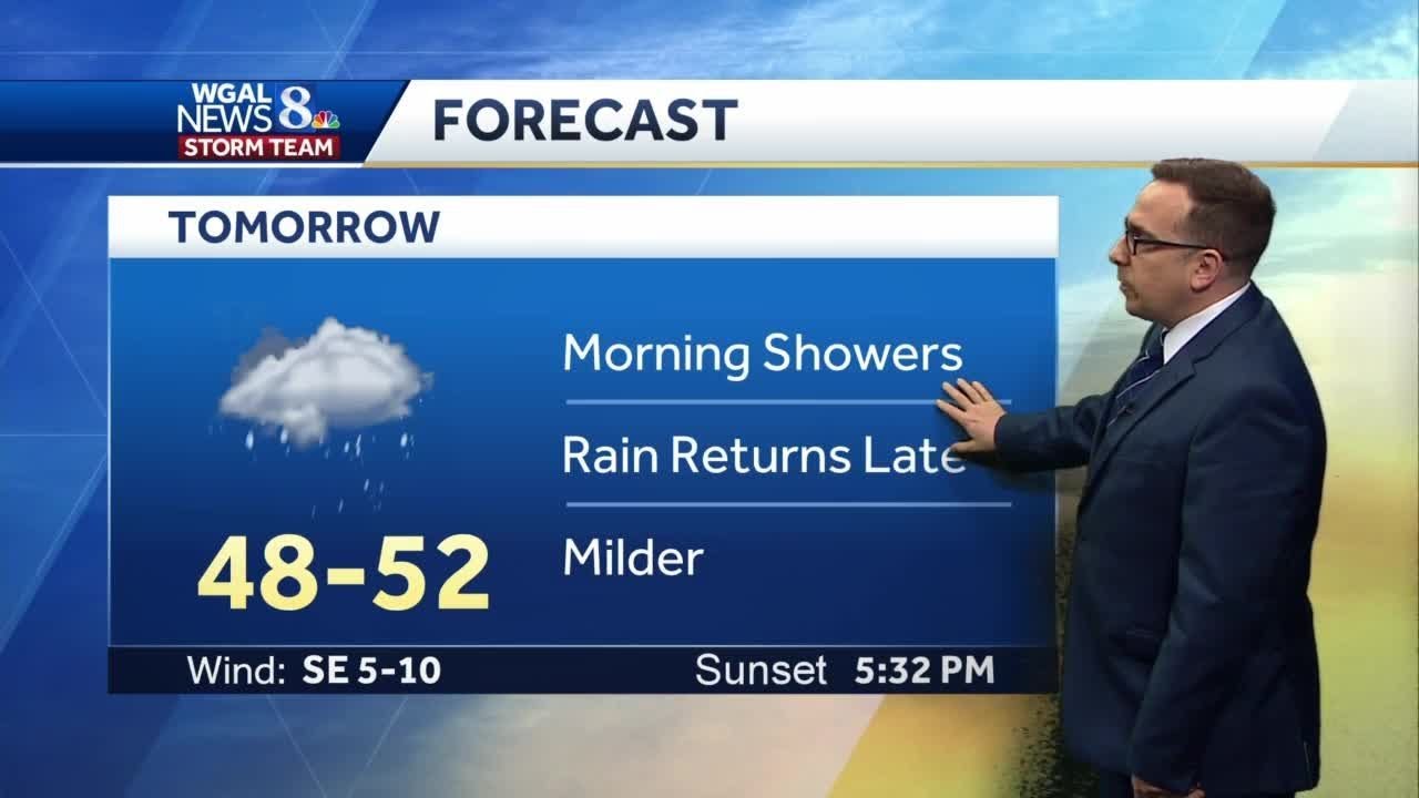 Rain & Spotty Freezing Rain Tonight - YouTube