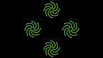 Video of 3D holographic projection