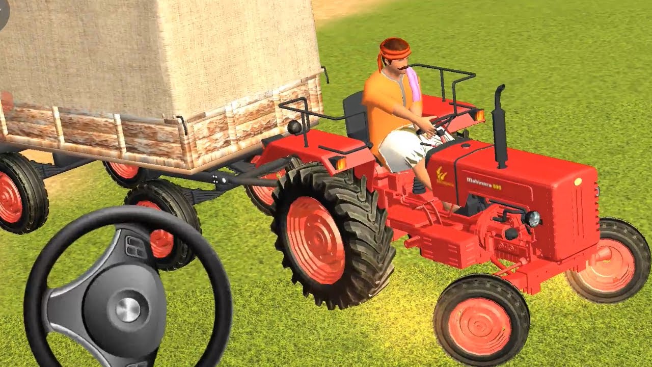 Indian tractor driving 3d || Indian Tractor Simulator gameplay video 