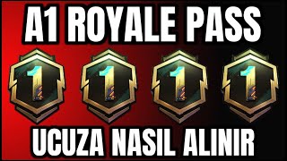 A1 ROYALE PASS UCUZA NASIL ALINIR | 300 UC  360 UC  660 UC  720 UC  1860 UC 1920 UC | PUBG MOBILE