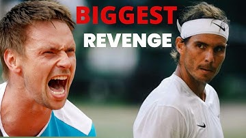 HOW  Robin Soderling  BECOMES THE FIRST ENEMY OF RAFAEL NADAL ? #tennis #rafaelnadal