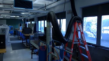 Duct Leak Test @ NJIT on ACU-1 by USC Environmental, Inc
