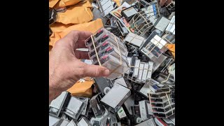 Shredding audio and video tapes for HIPAA compliance.