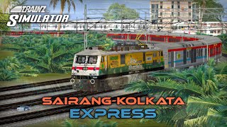 SAIRANG-KOLKATA EXPRESS JOURNEY IN TRAINZ SIMULATOR screenshot 5