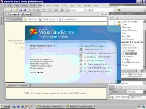 Learning SSIS(Sql Server Integration Services) Part-2 BIDS.wmv