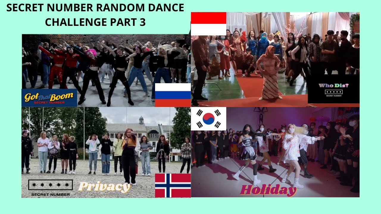 Secret Number Kpop Random Dance Challenge in Some Countries Part 3
