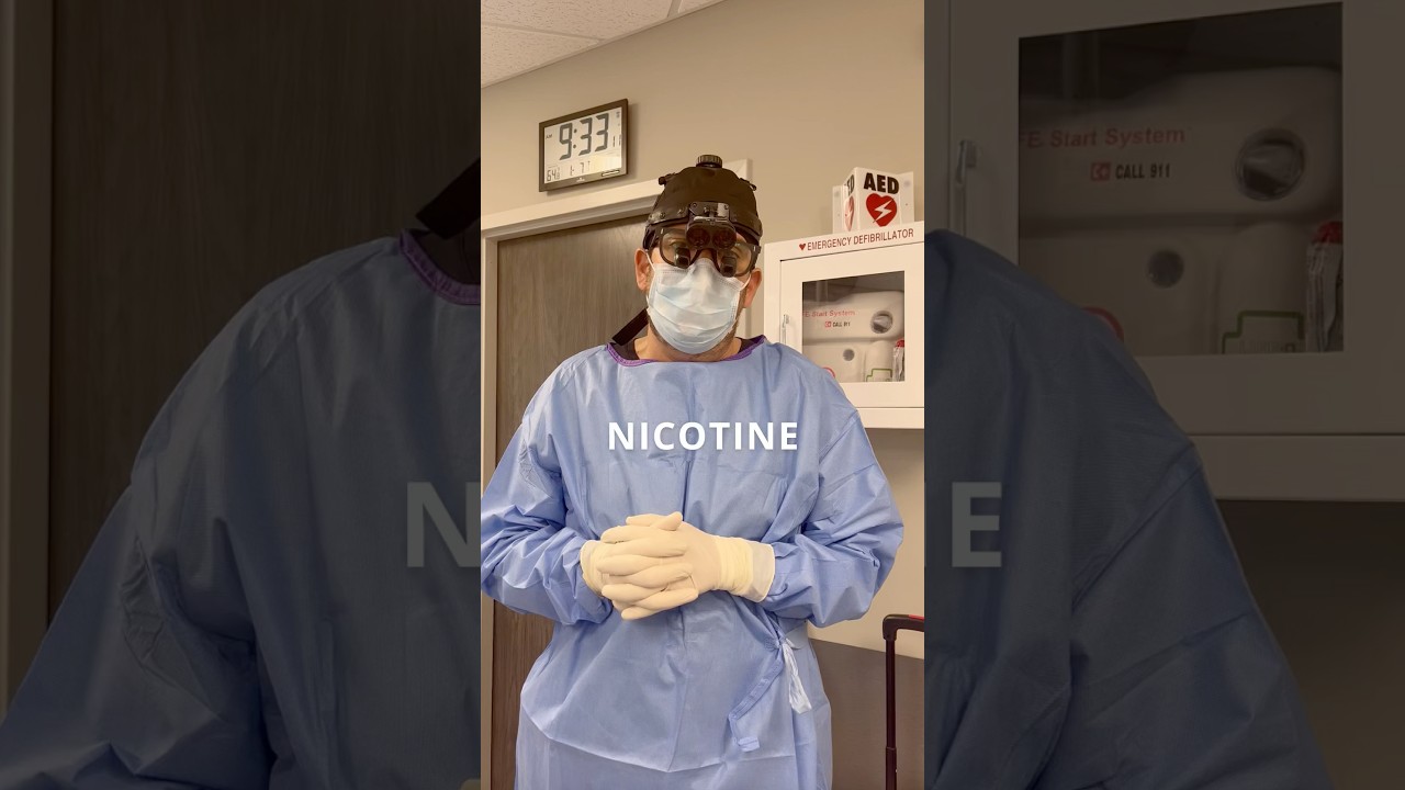 Can you smoke a Vape or Cigarette while recovering from facial plastic surgery? Dr. Wise Answers!