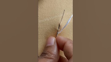 Running Stitch Making Video 🌺 New Embroidery Stitch #embroiderystitches #trending #design #shorts