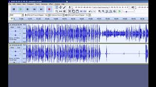 De-noising in Audacity (Video #1 for Nick). How to separate two voices recorded with Amolto (720p) screenshot 5