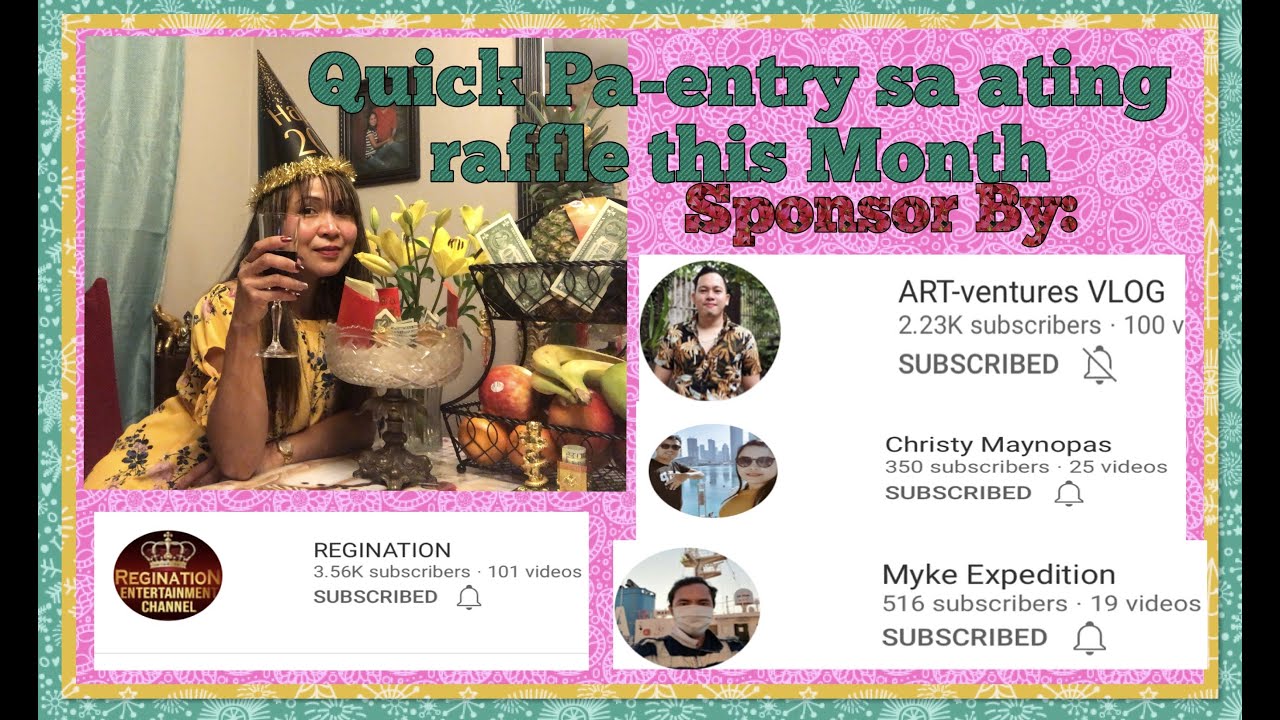 May Pa Raffle Quick Pa-entry sa ating raffle this month, at may pa Bingo today Donya ...