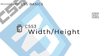CSS Basics - Width and Height