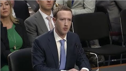 Senator Peters Questions Mark Zuckerberg on Facebook