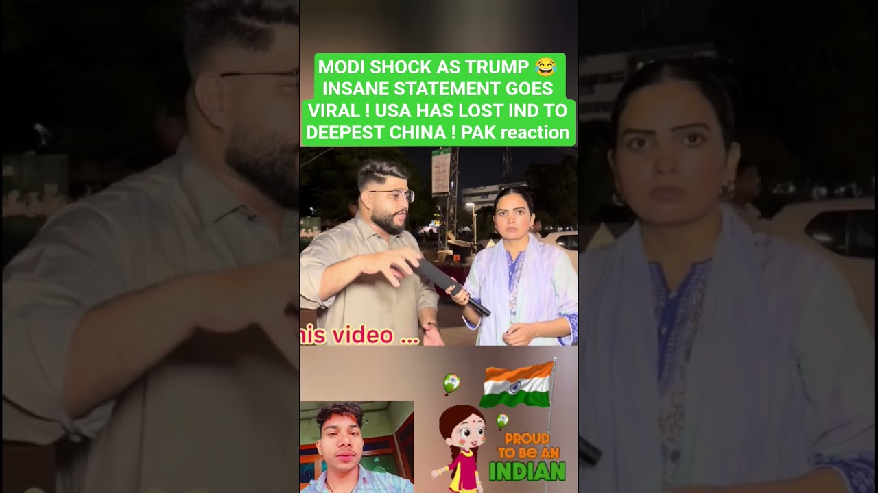 MODI SHOCK AS TRUMP 😂 INSANE STATEMENT GOES VIRAL ! PAK reaction 